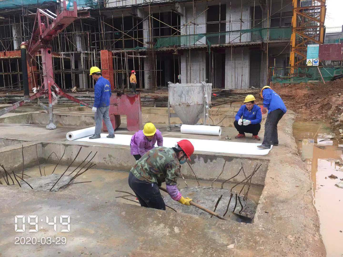 地下室底板防水工程—賓陽縣中央城