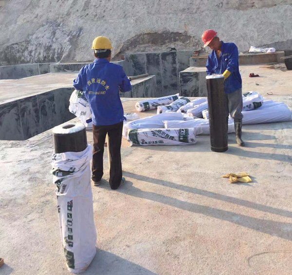 新建地下室底板整體防水工程—武鳴富鳴陽光城